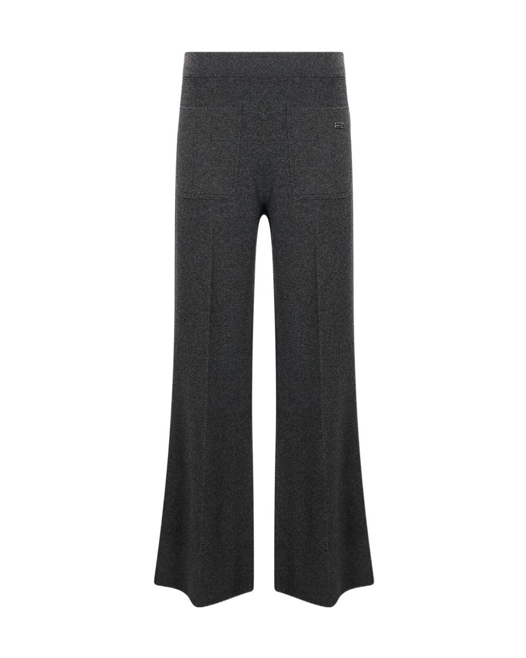 Victoria Beckham Gray Alina Knitted Trousers