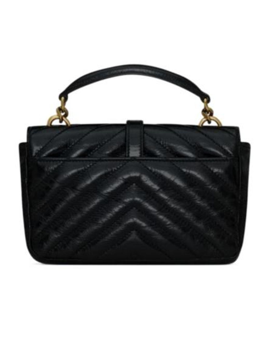 Saint Laurent Black College Mini Chain Bag