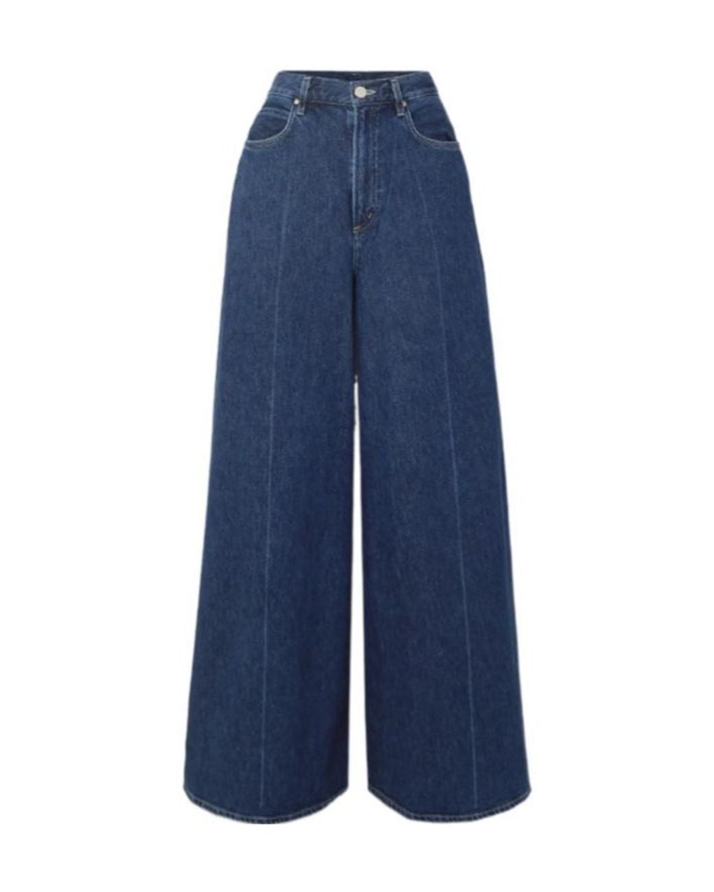 Goldsign Blue Dark Straight-Leg Jeans