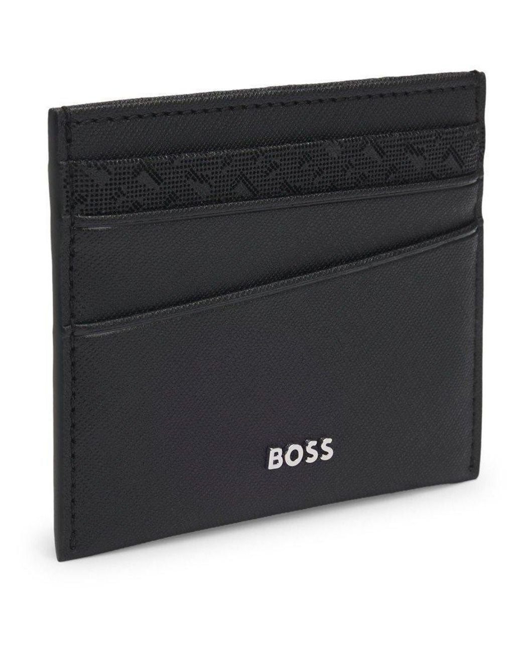 Boss Black Multislot Card Holder for men