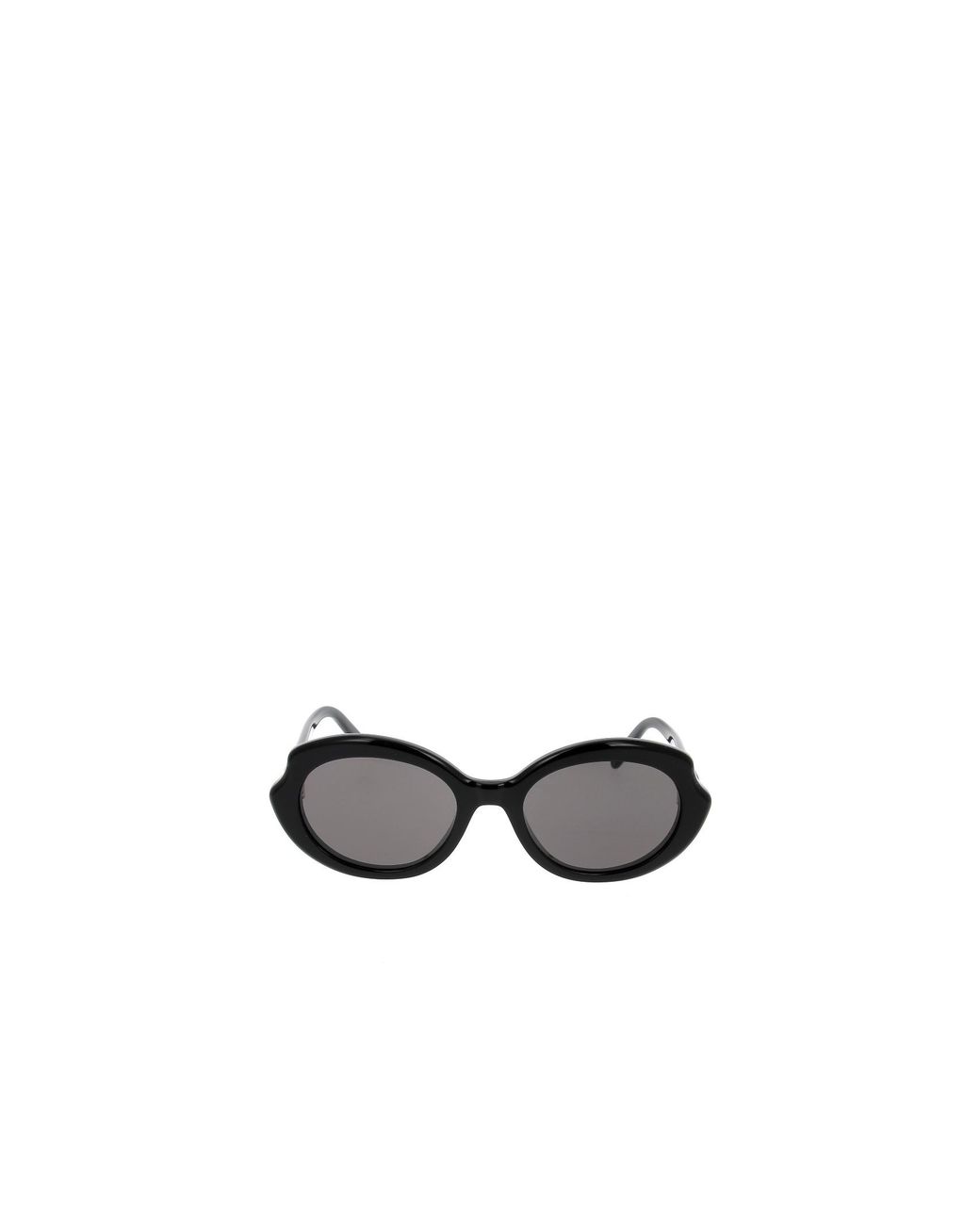 Loewe White Oval Frame Sunglasses