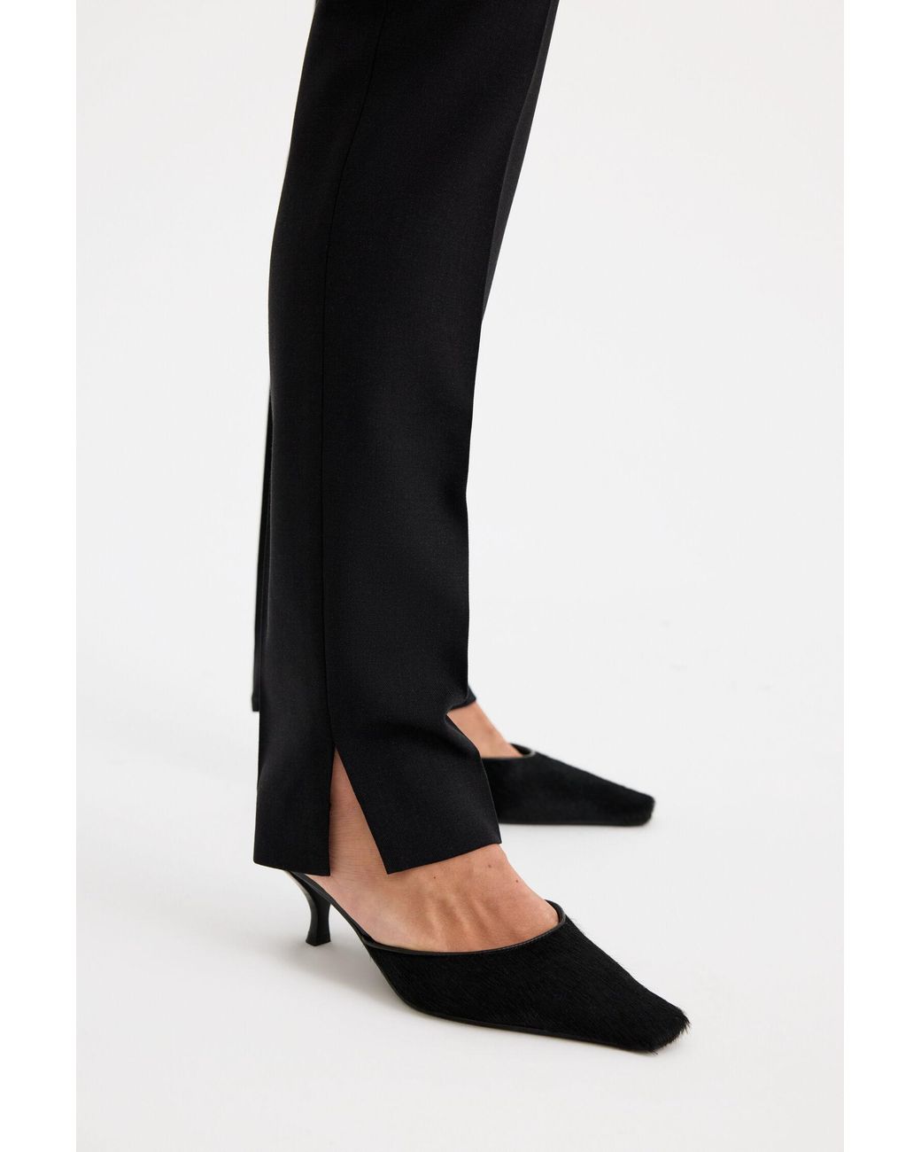 Filippa K Black Slim Extra-Long Pants