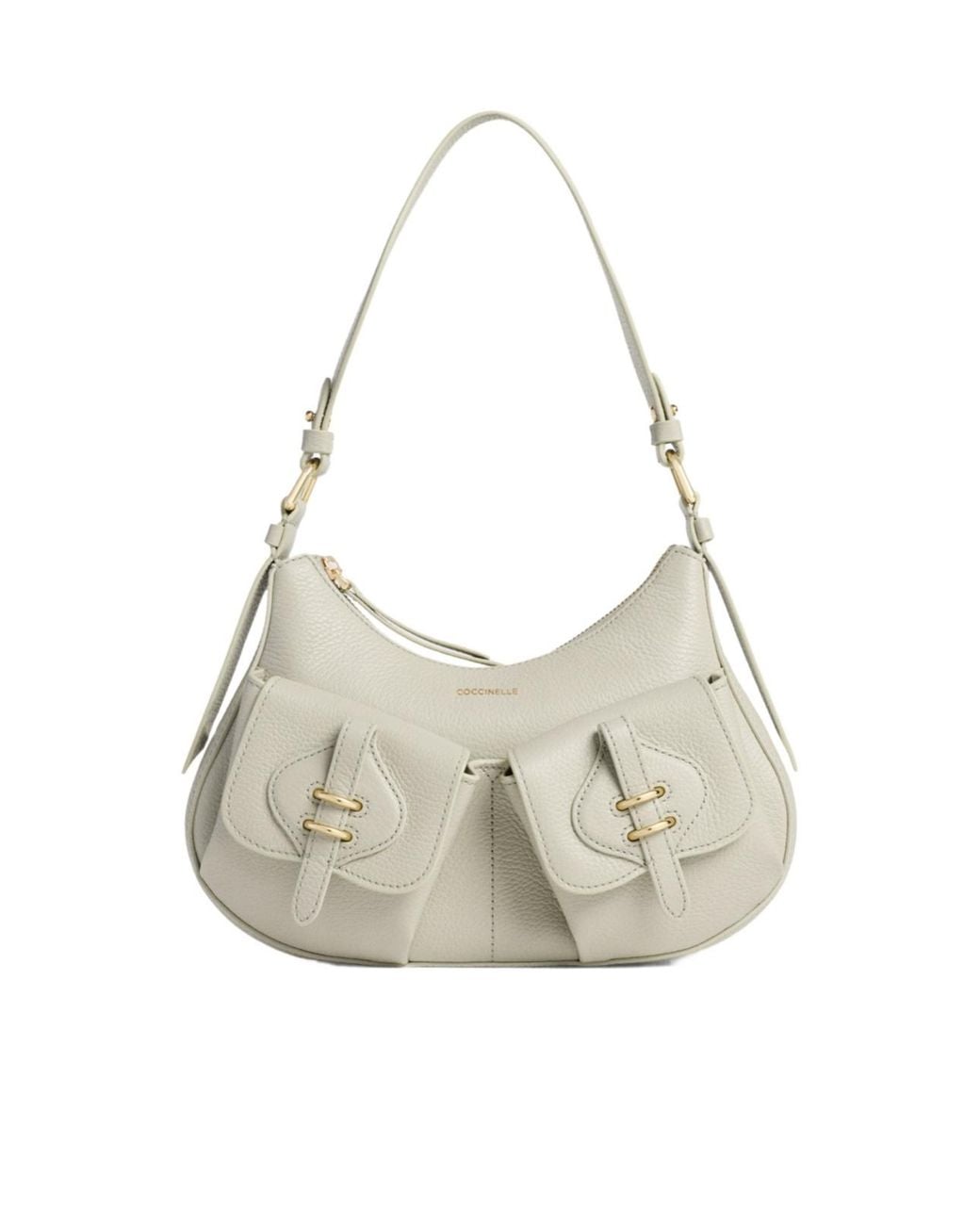 Coccinelle Natural Front Pocket Shoulder Bag