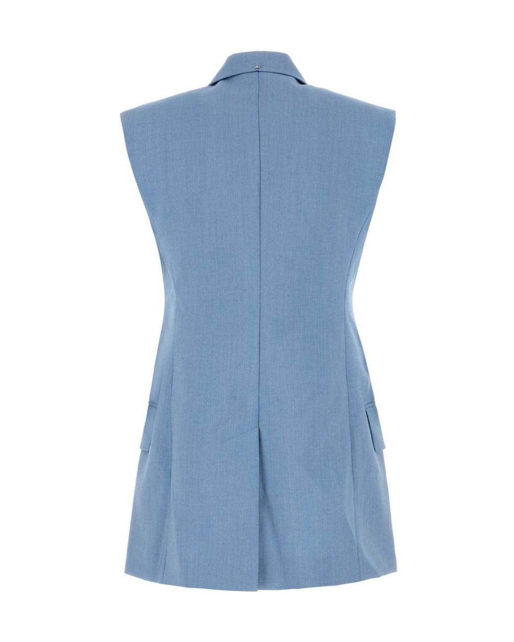 Sportmax Blue Ilex Sleeveless Jacket