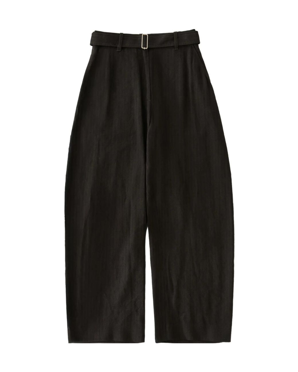Studio Nicholson Black Chatto Belted Wide-Leg Pants