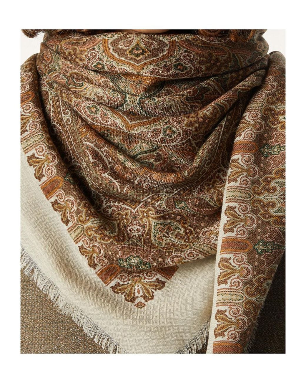 Loro Piana Natural Joséphine Kashmir Shawl