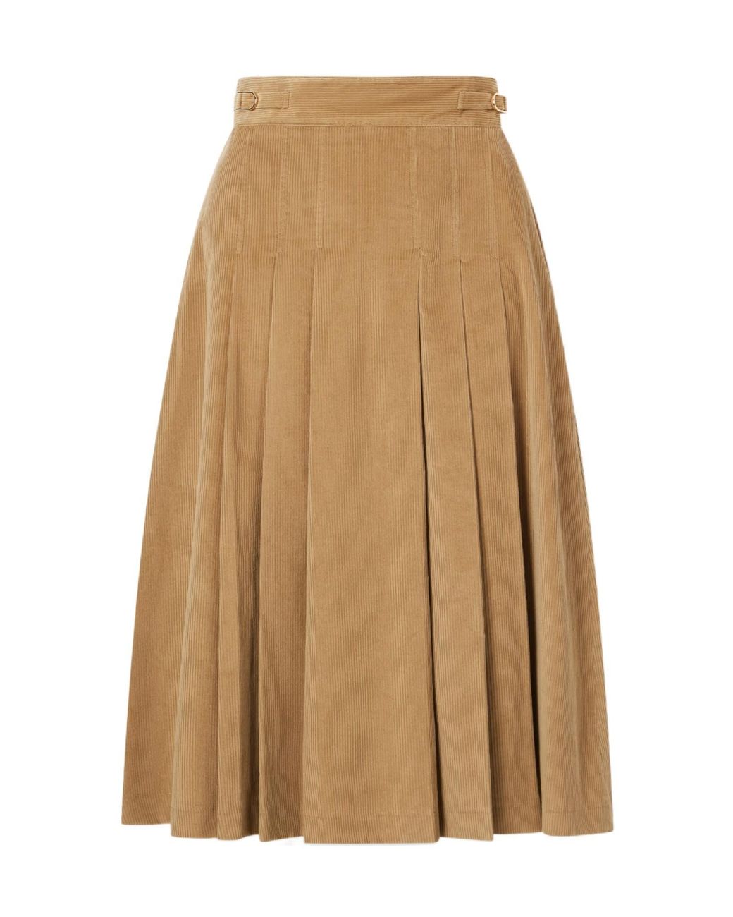Gabriela Hearst Natural Corduroy Cotton Maxi Skirt