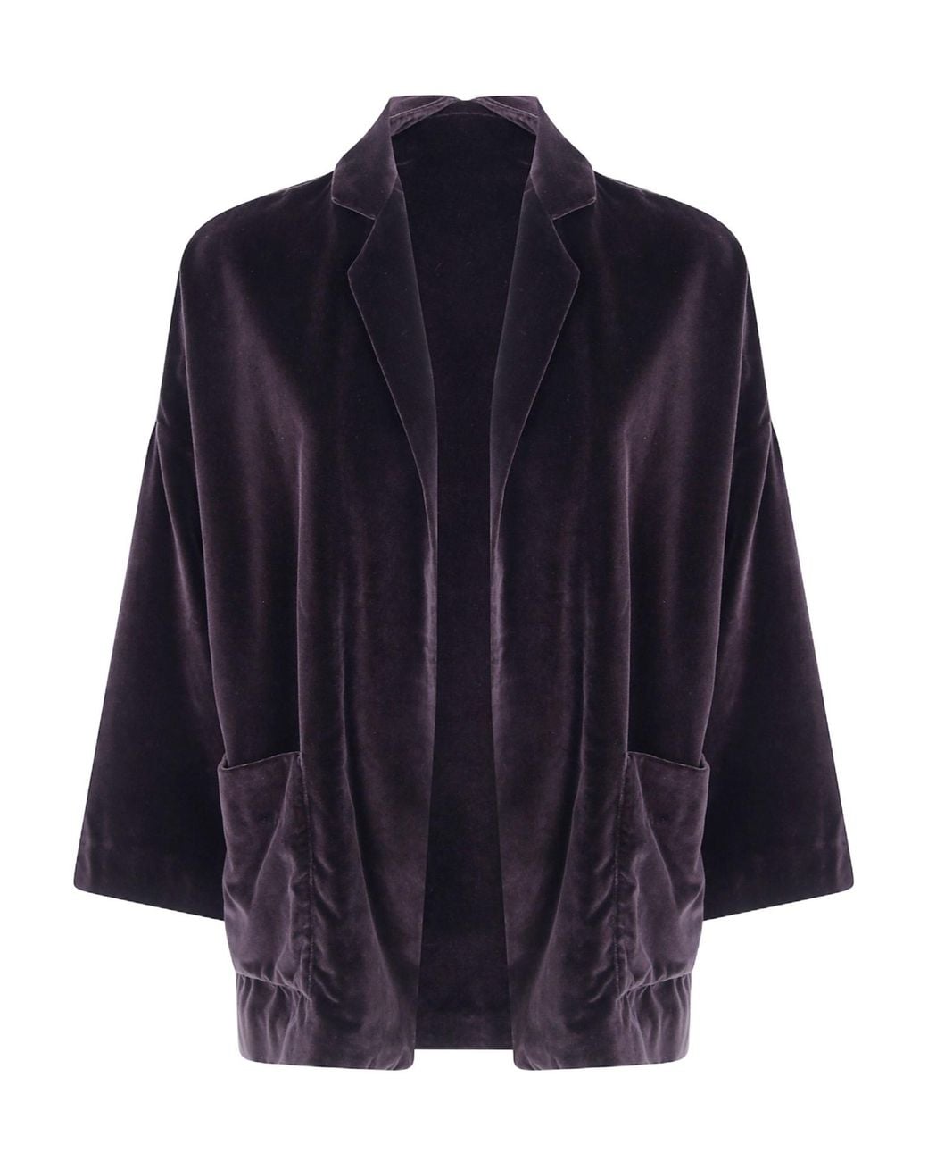 Daniela Gregis Blue Gladiolo Oversized Jacket