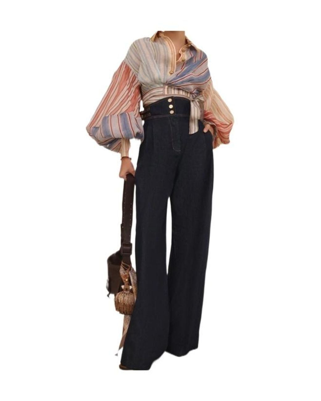 Zimmermann Black Rebellion High-Waisted Jeans
