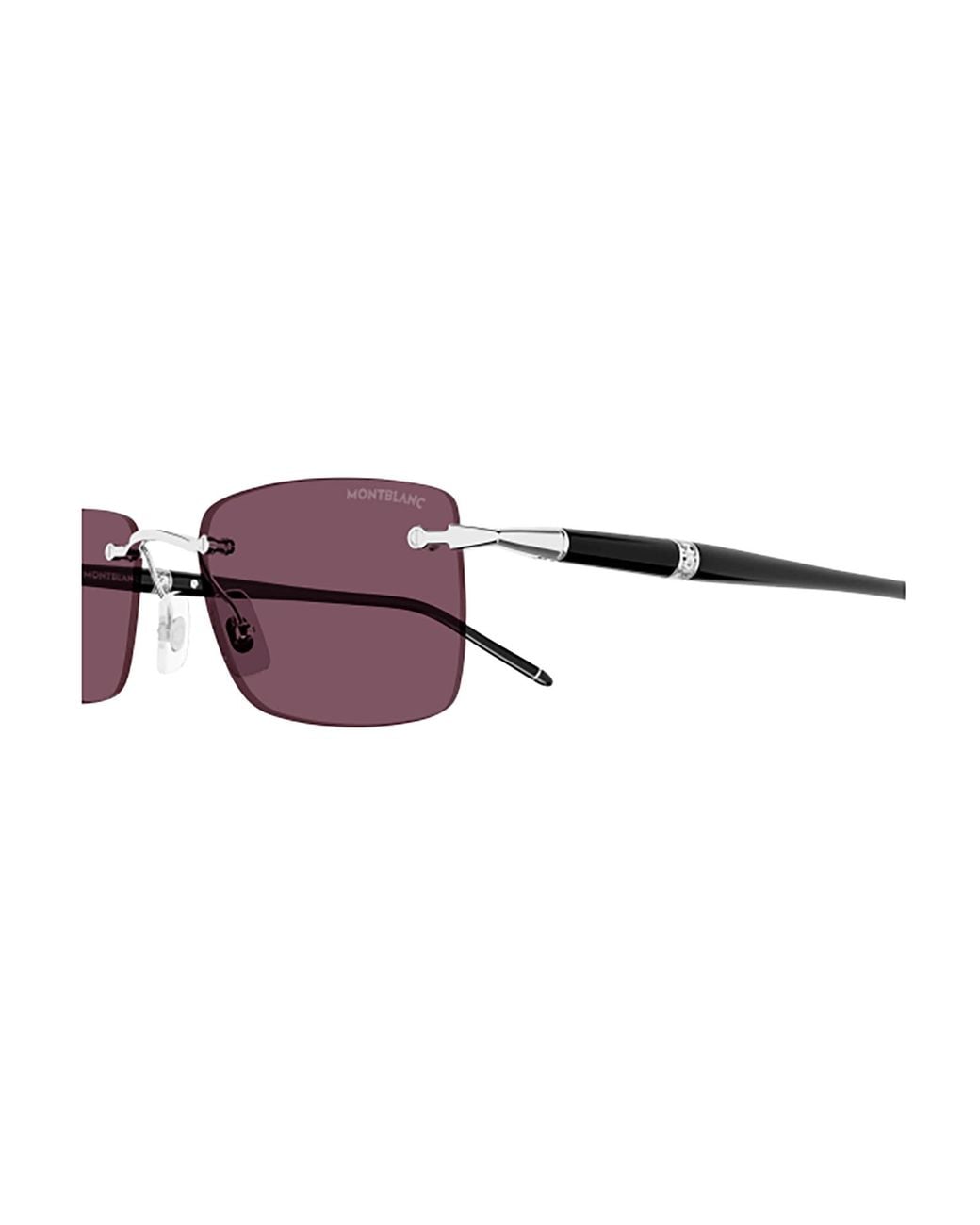 Montblanc Multicolor Eyewear Rectangular Frame Sunglasses for men