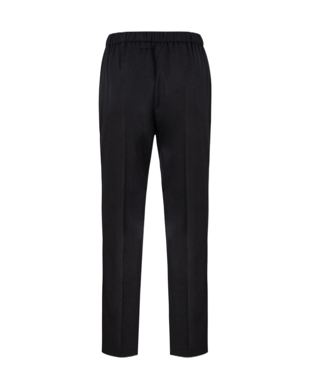 Fabiana Filippi Gray Drawstring Straight Leg Trousers