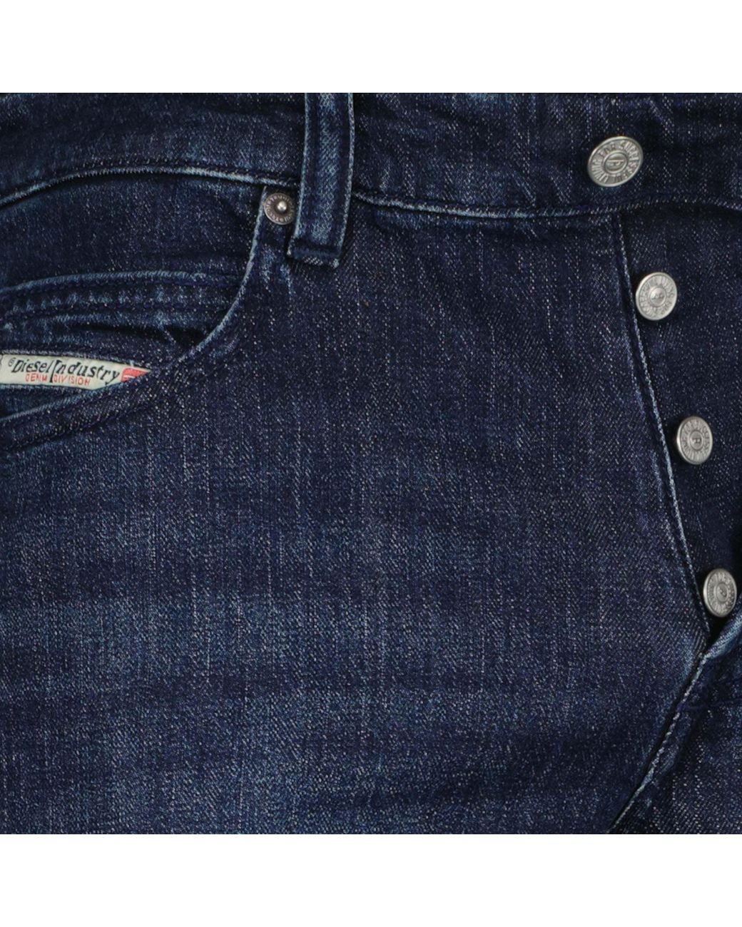 DIESEL Blue D Vyl Straight-Leg Jeans for men