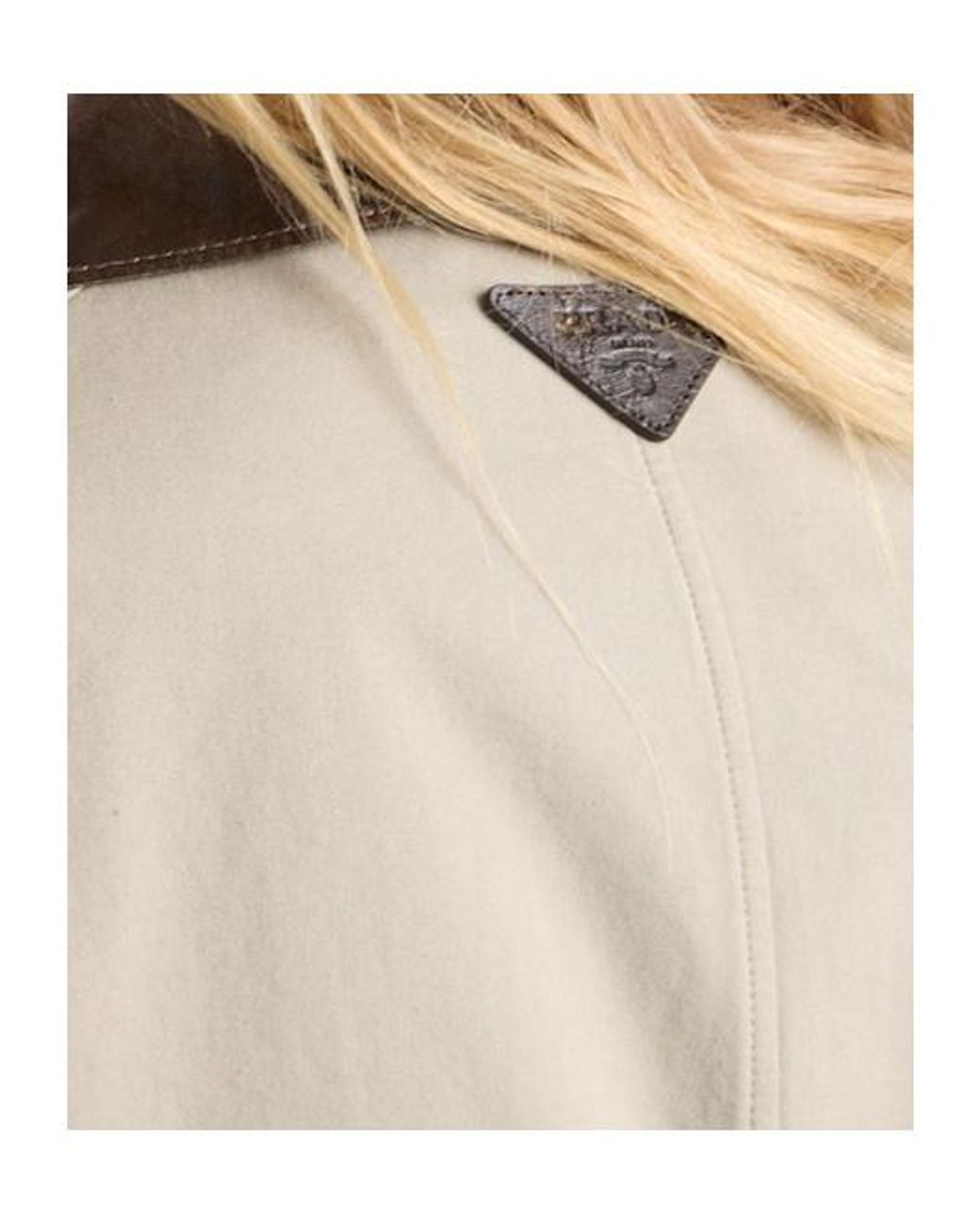 Prada Natural Belted Overcoat