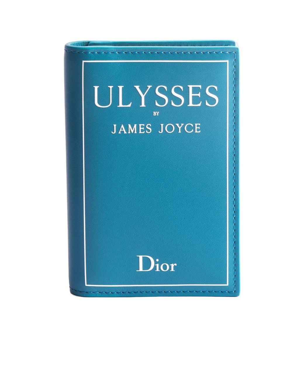 Dior Blue Bifold Card Holder for men
