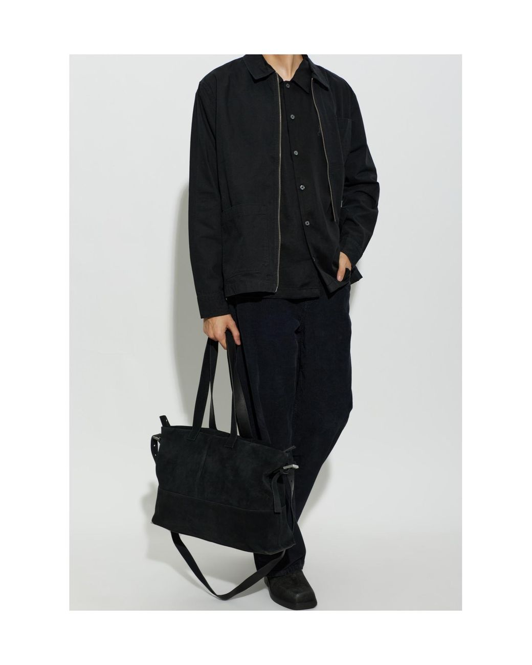 AllSaints Black Long-Sleeve Casual Jacket for men