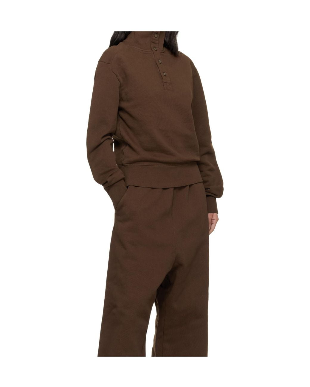 Entire studios Brown Port Pullover Sweatshirt