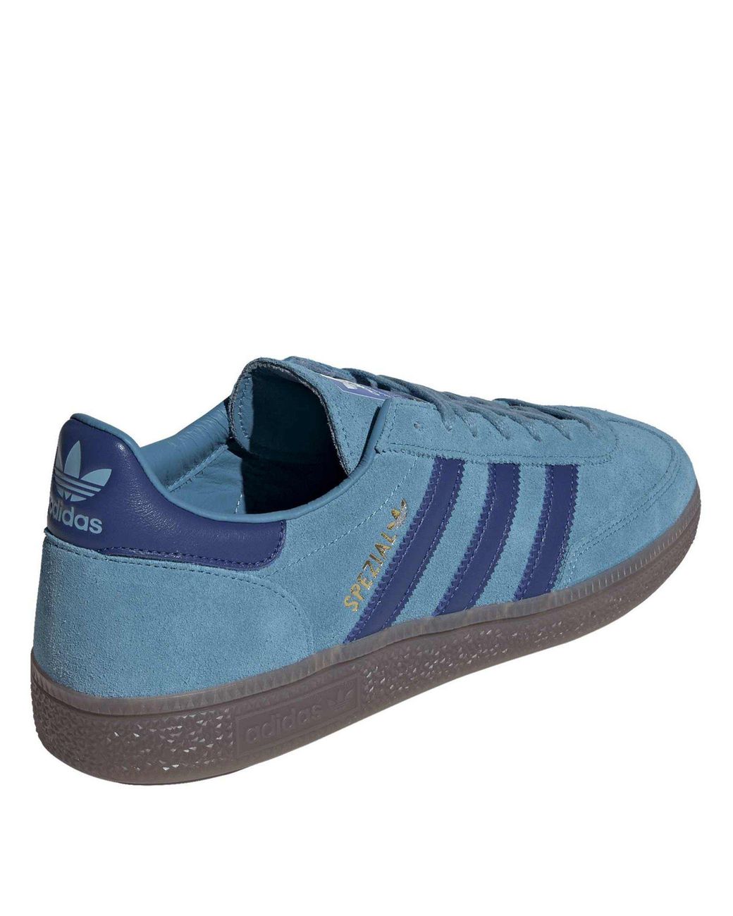 Adidas Originals Blue Suede Low-Top Sneakers for men
