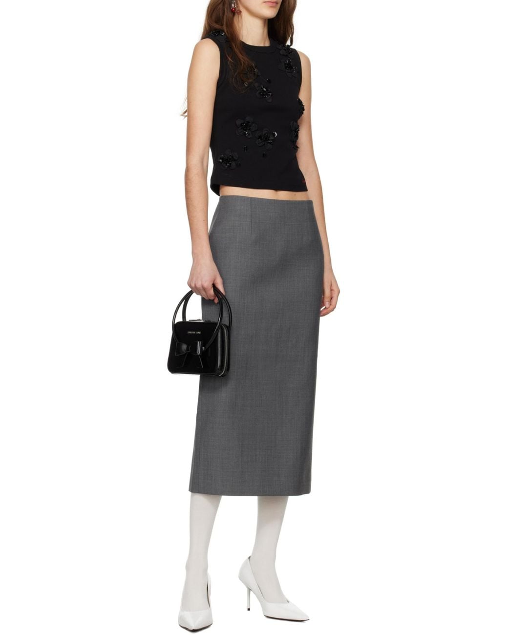 ShuShu/Tong Black Sleeveless Vest
