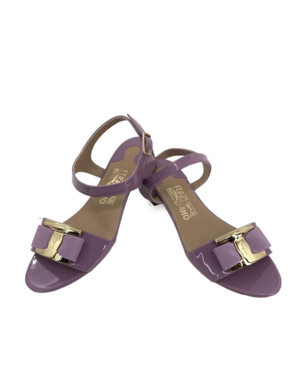 Ferragamo Multicolor Logo Sandals