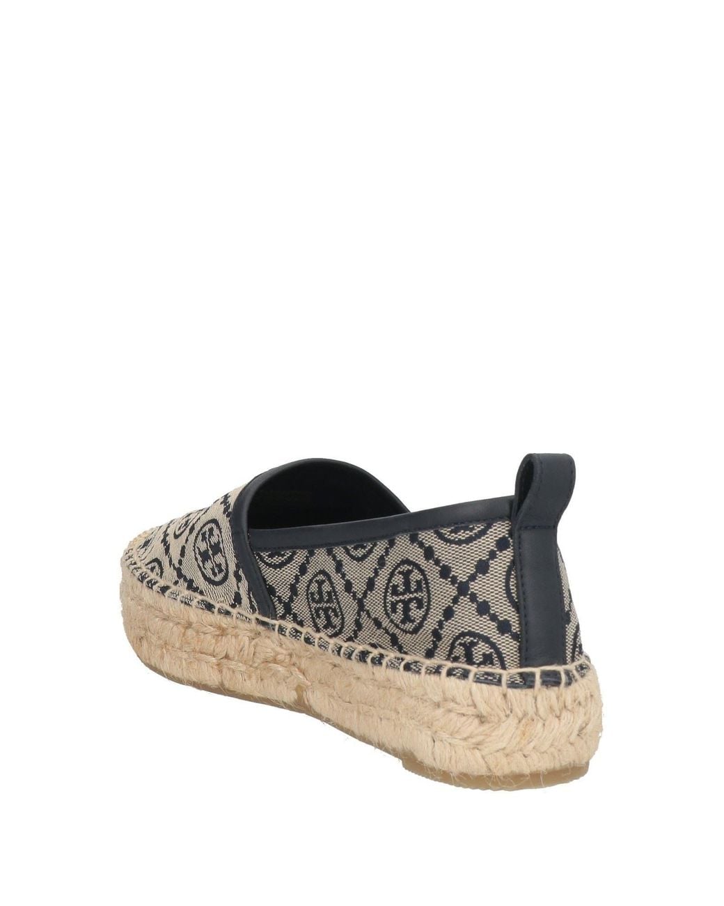 Tory Burch Gray Rinted Canvas Shoes