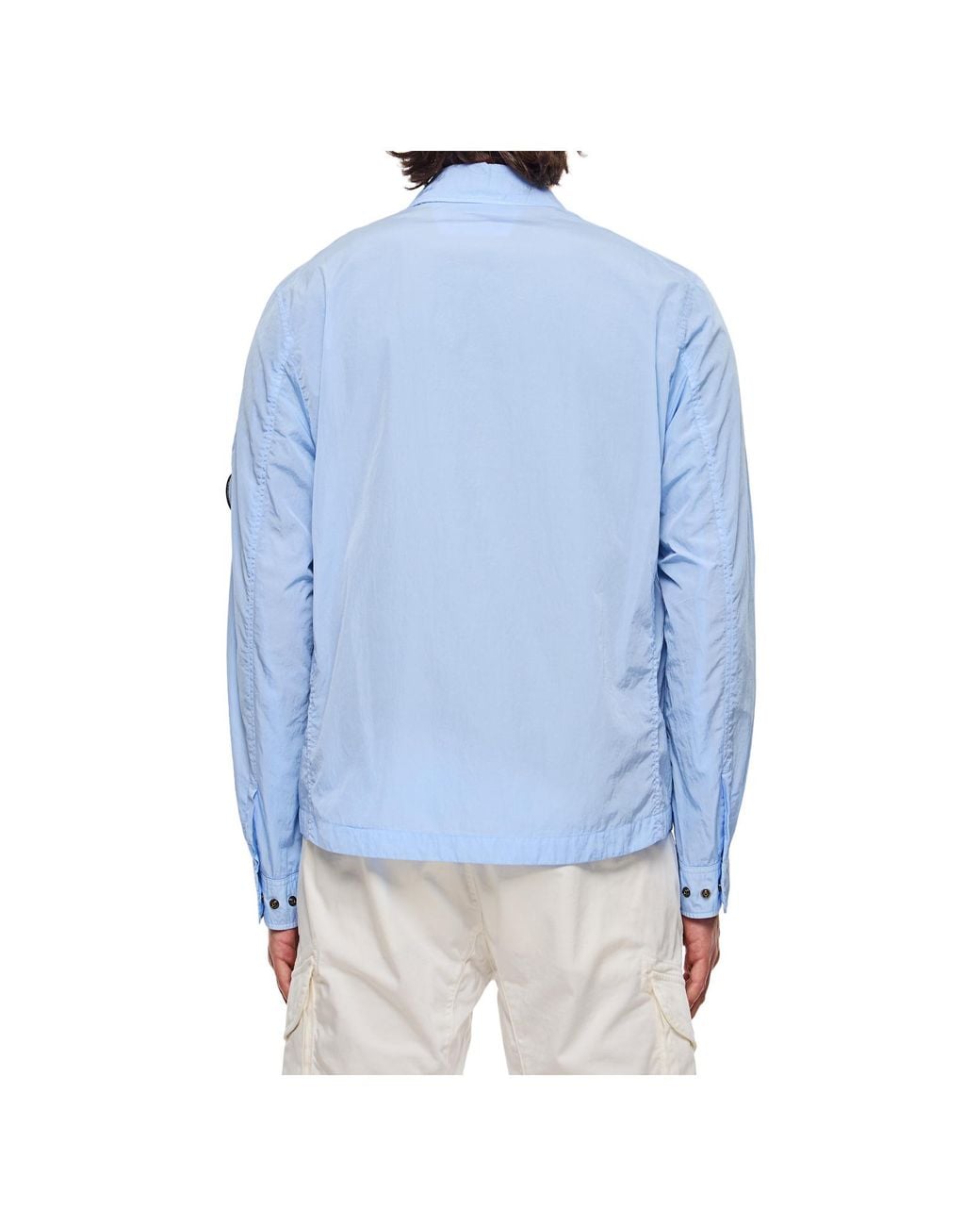 C P Company Blue Utility Jacket for men