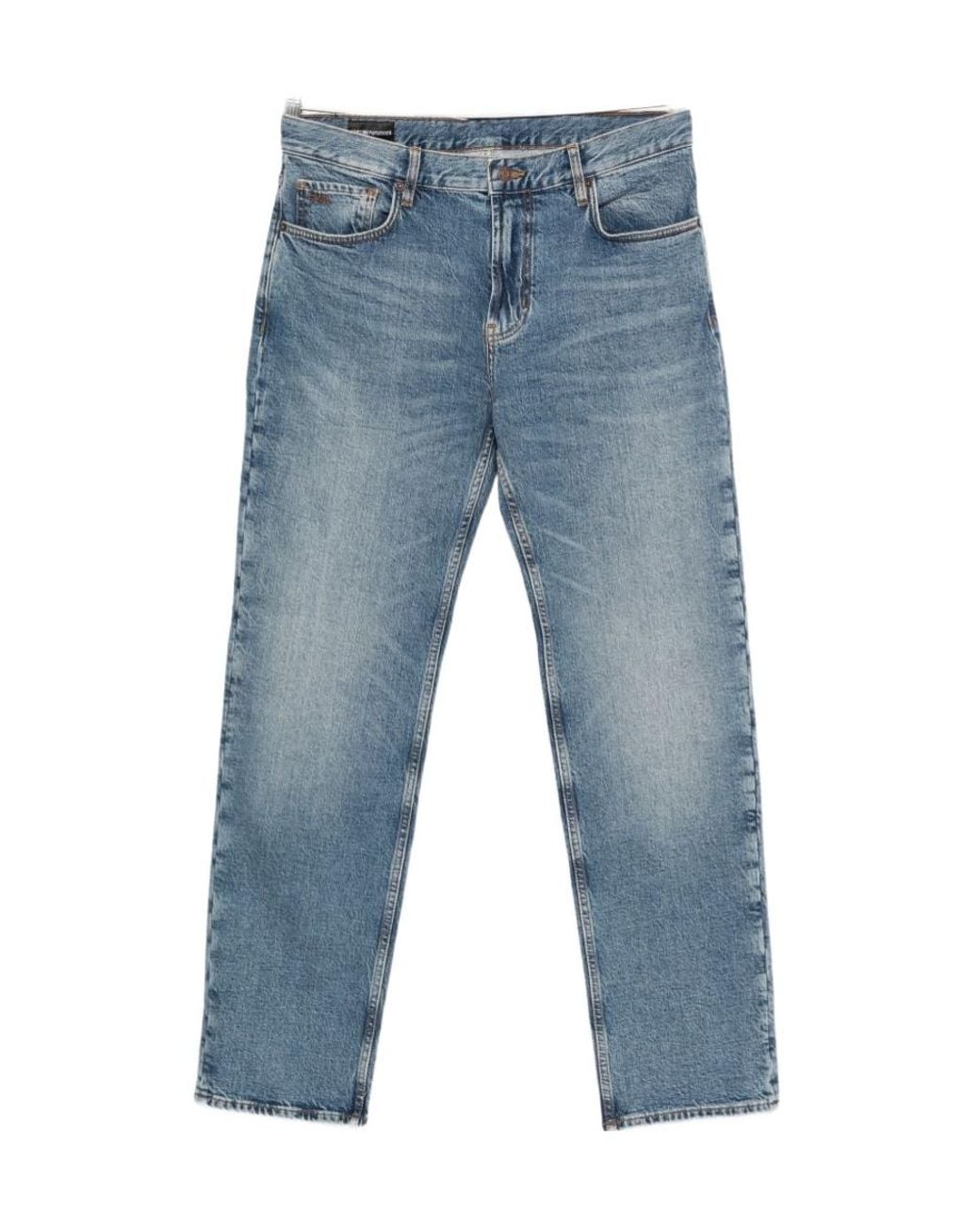 Emporio Armani Blue Five-Pocket Jeans for men