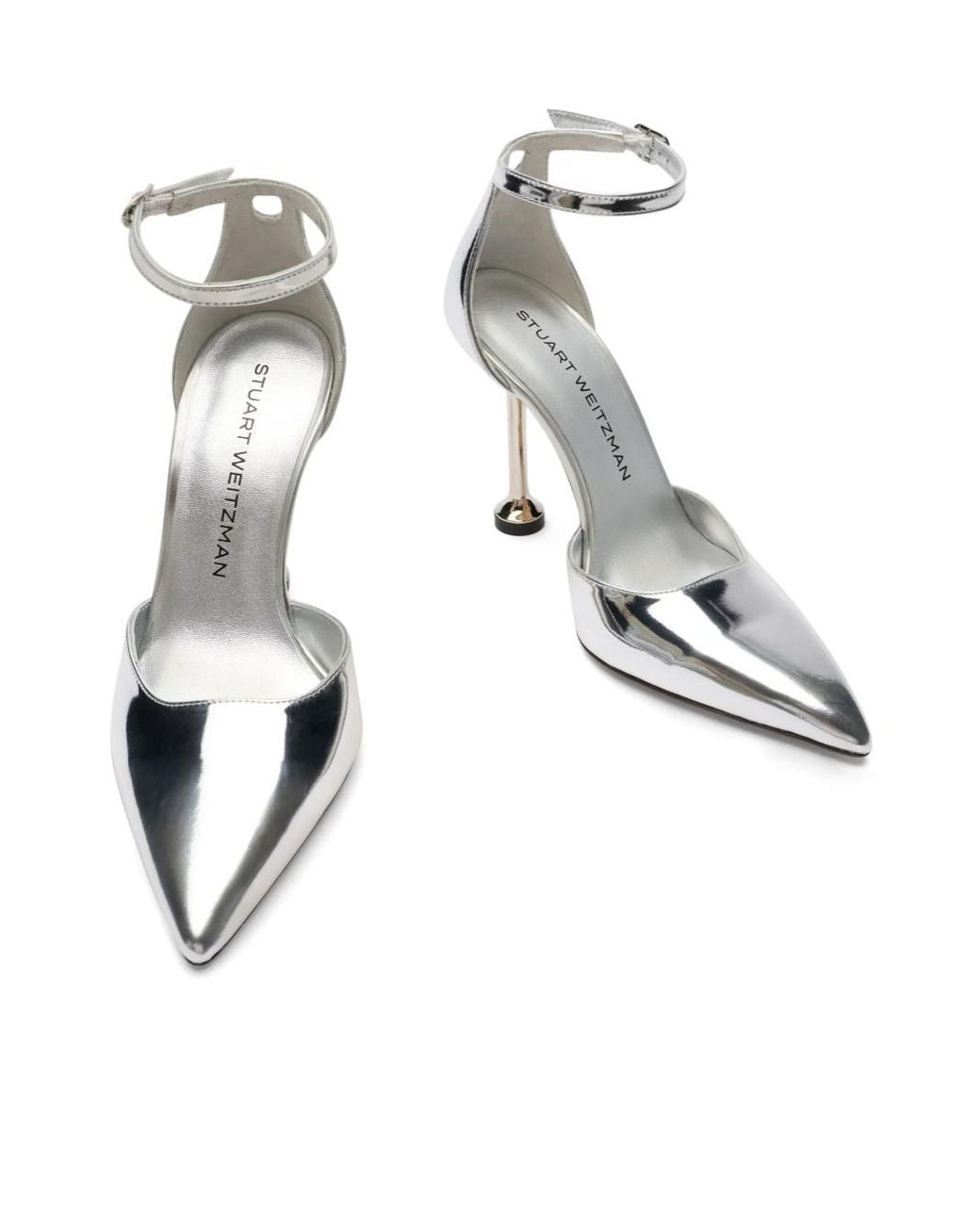 Stuart Weitzman White Stuartini Pump 100