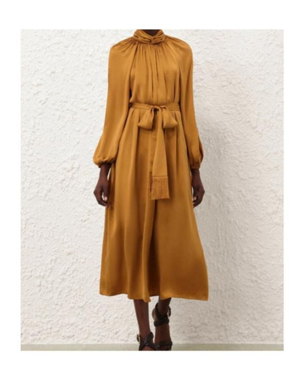 Zimmermann Metallic Hypnotic Twist Sheath Dress