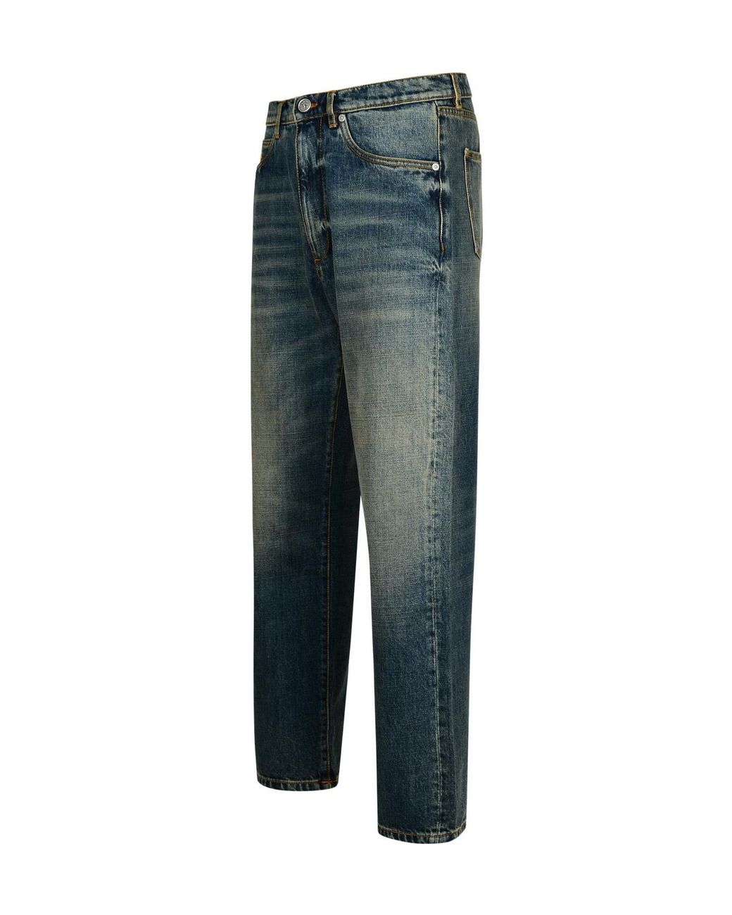 Etro Blue Vintage Effect Jeans for men