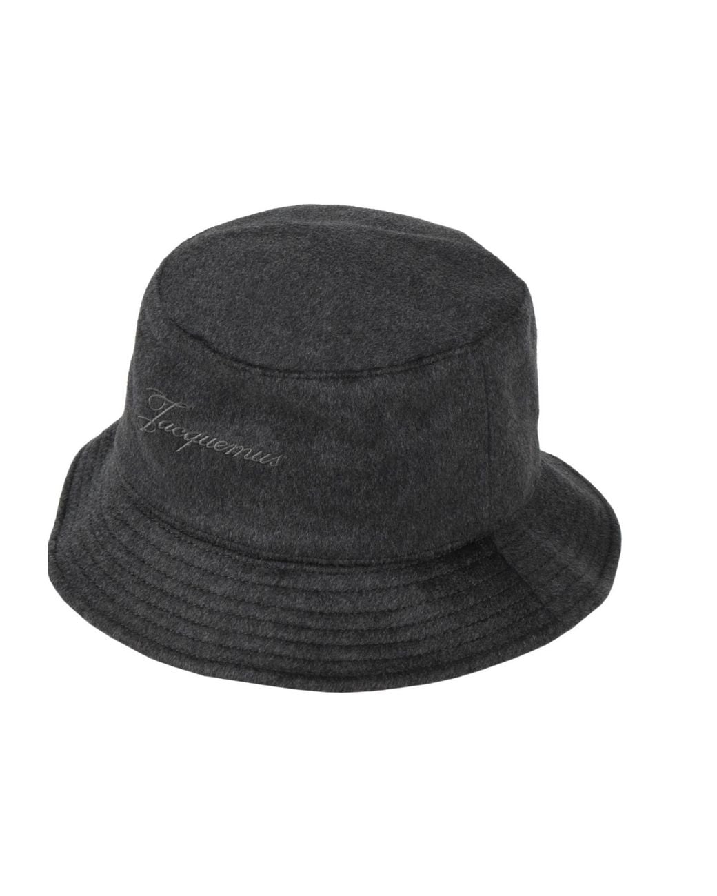Jacquemus Black Woolen Fisherman Hat
