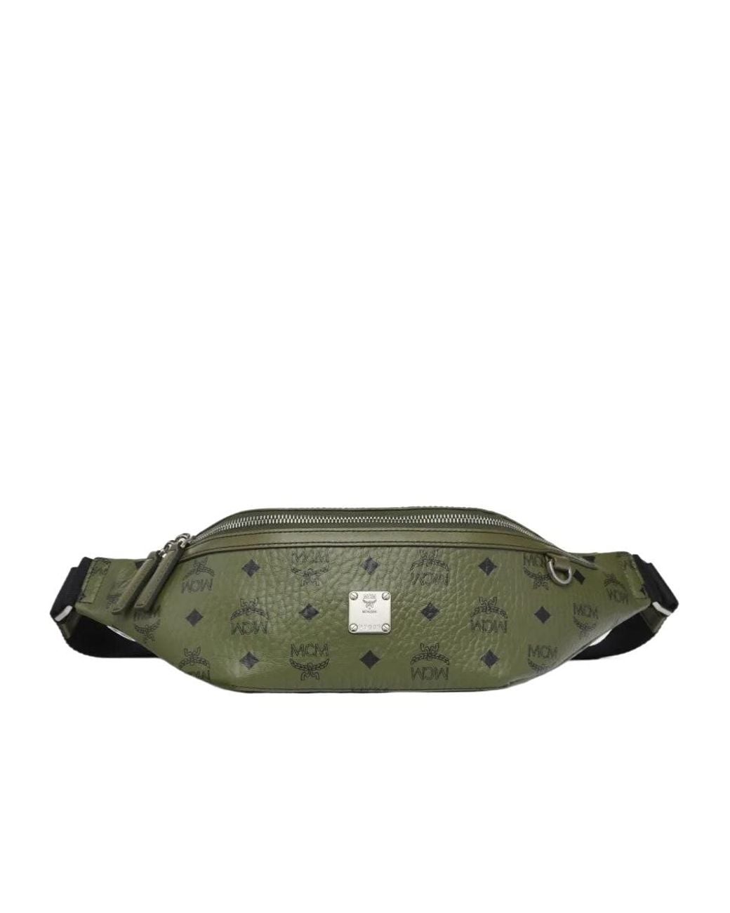 MCM Green Fursten Vi Belt Medium Bags for men