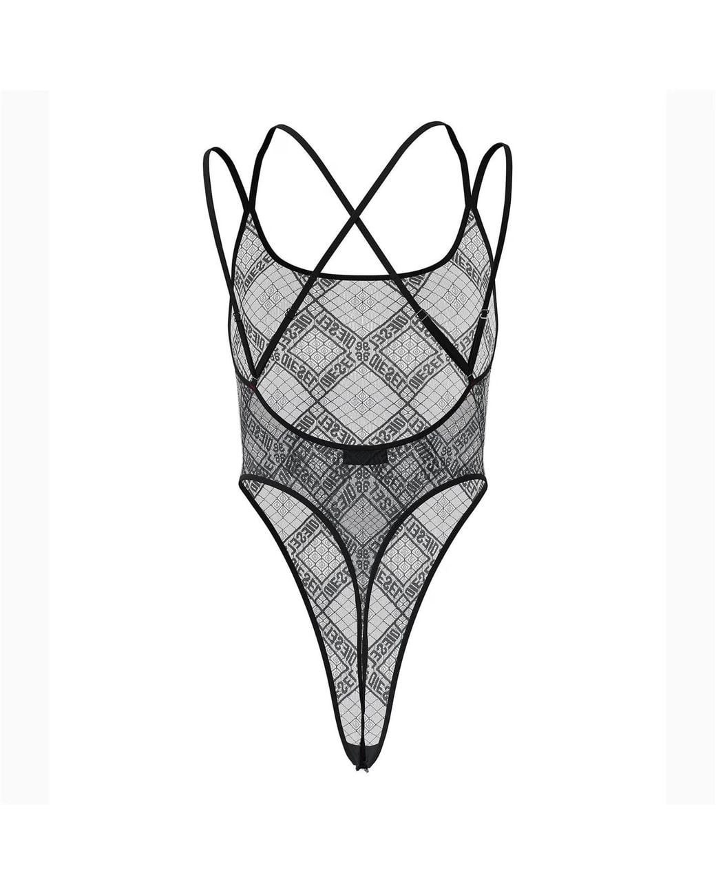 DIESEL Gray Ufby-Brita Body Suit