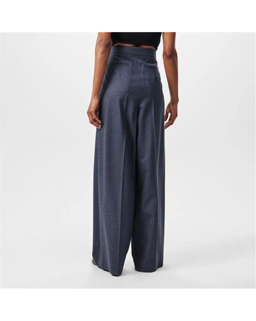 Givenchy Blue Pleated Trousers