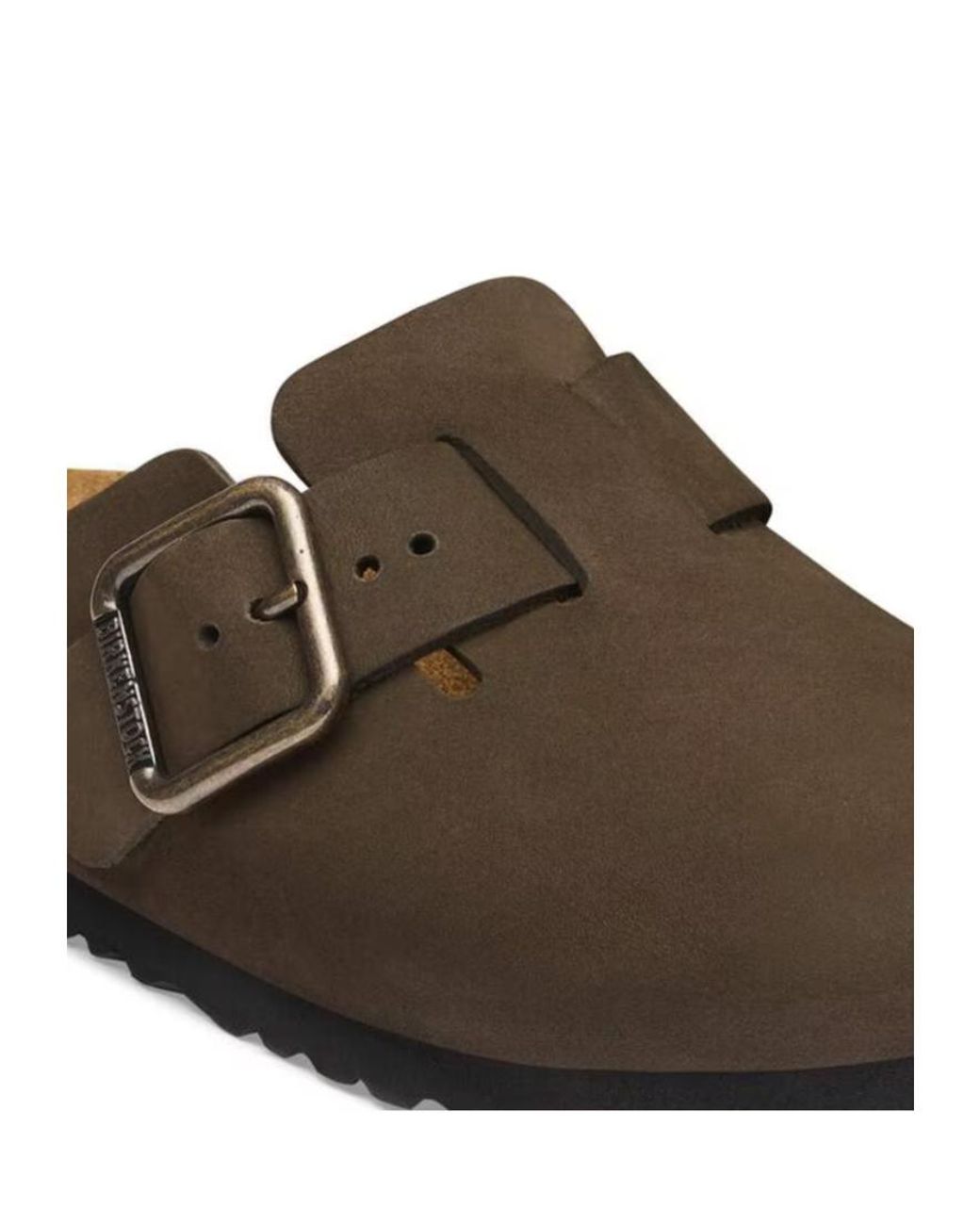 Birkenstock Brown Boston Buckled Clogs for men