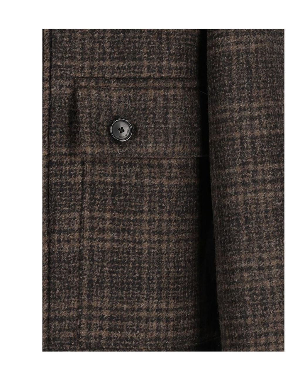 Barena Black Eolo Check Zip Jacket