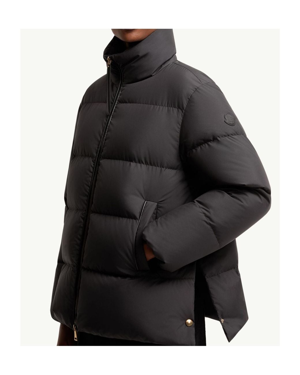 Moncler Black Vivantesse Short Down Jacket