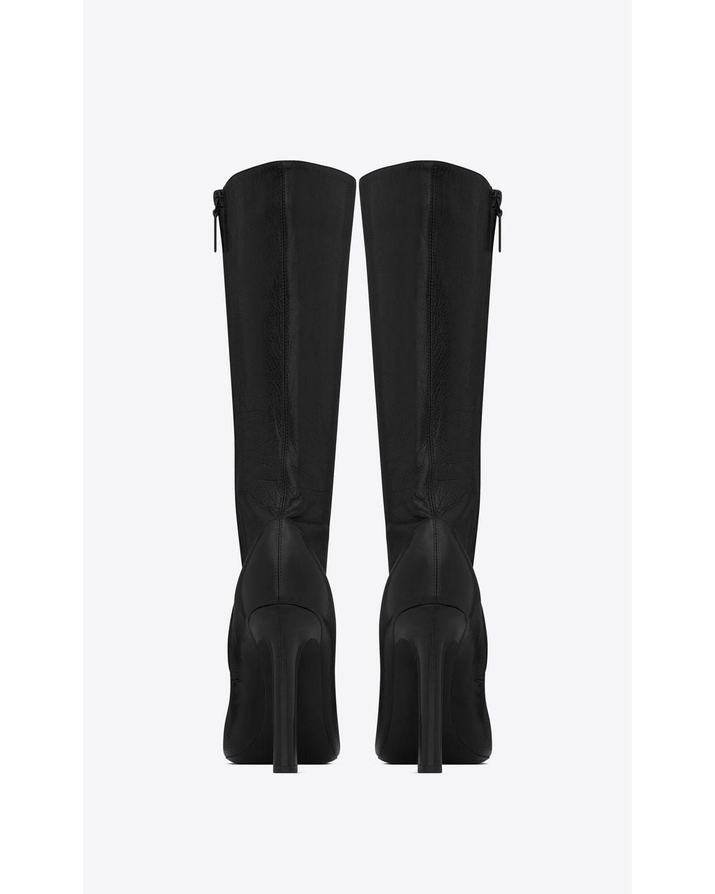 Saint Laurent Black Camden Heeled Boots