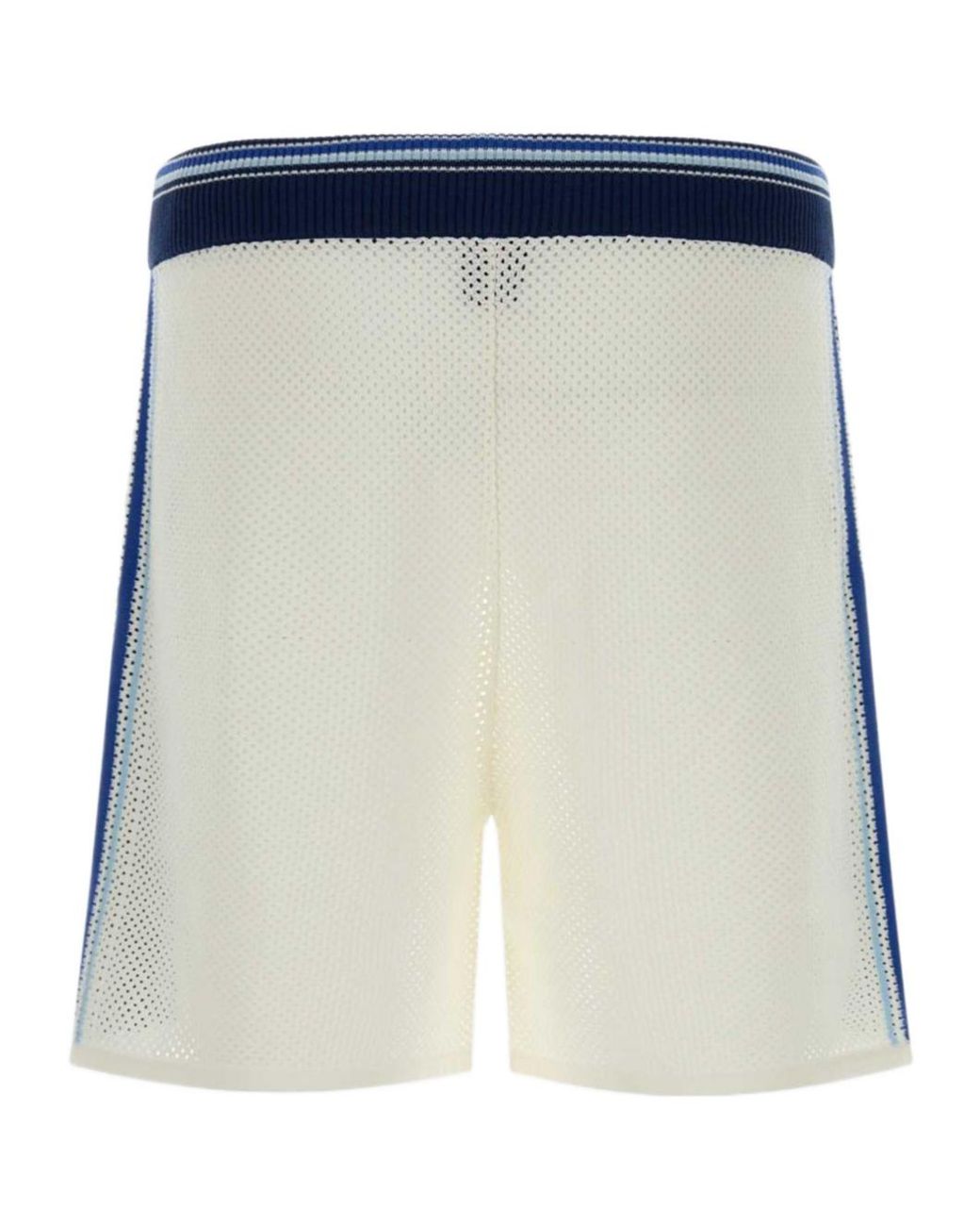Casablanca Blue Mesh Stripe Shorts for men