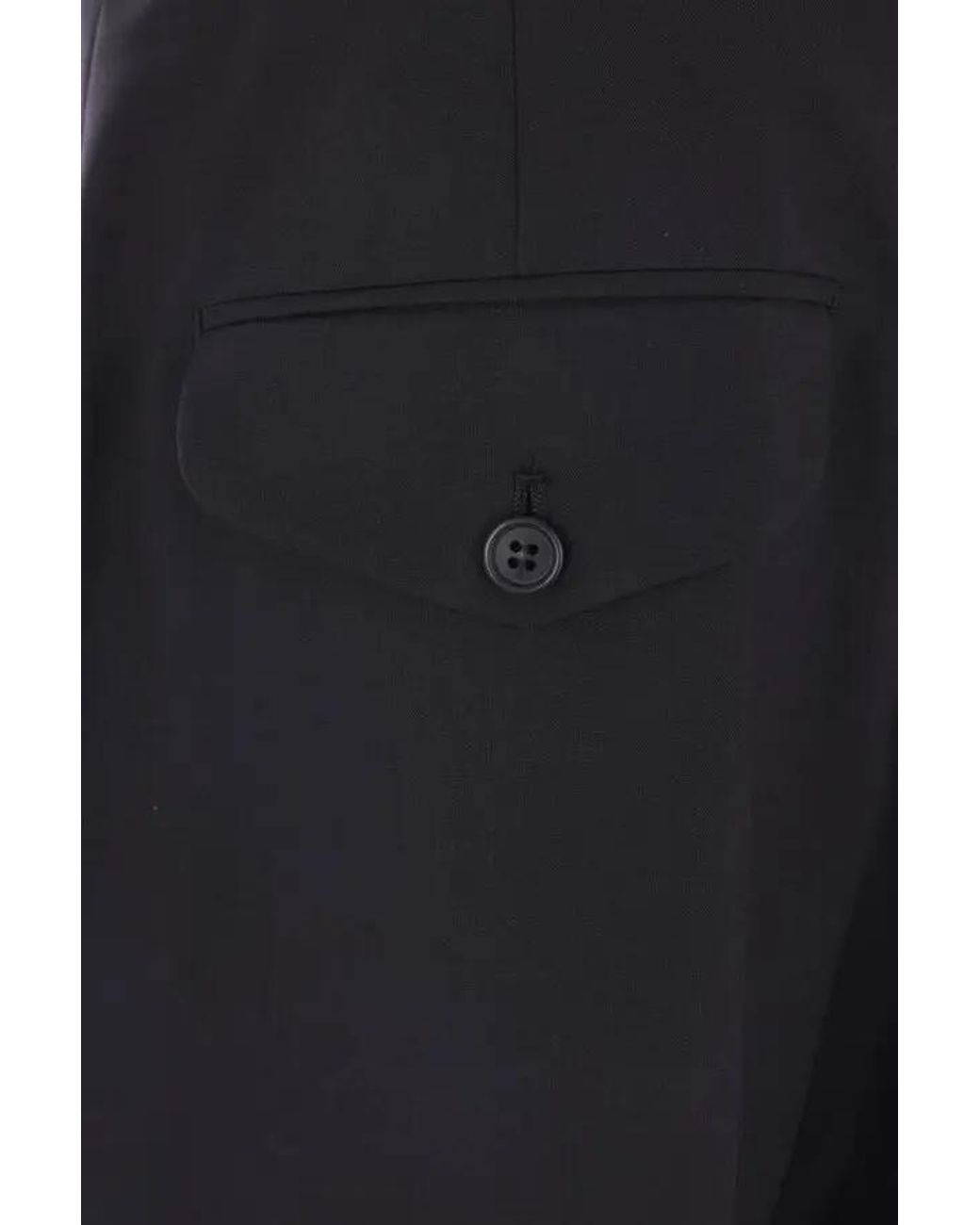 Prada Blue Pleat-Detailed Trousers