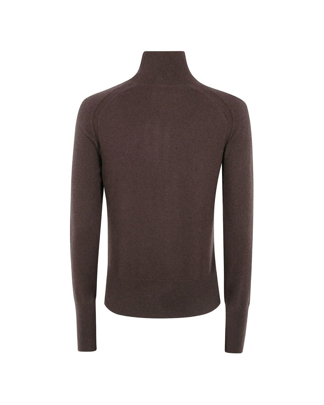 Joseph Brown Turtle-Neck Cashmere Sweater