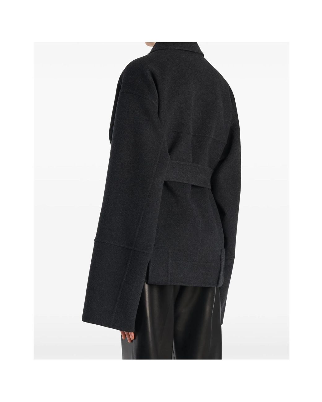Khaite Black Alder Long Sleeved Jacket