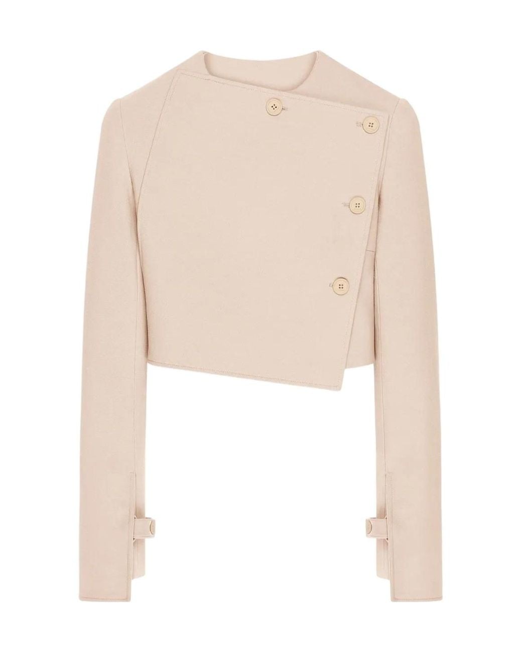 Courreges White Button Jacket
