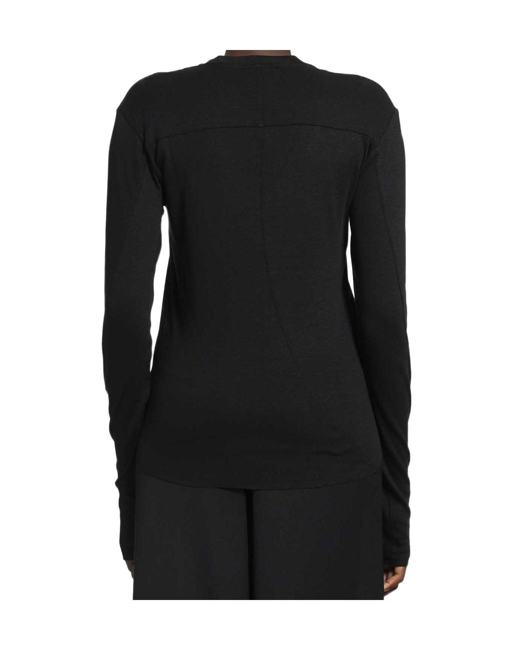Thom Krom Black Deep V-Neck T-Shirt