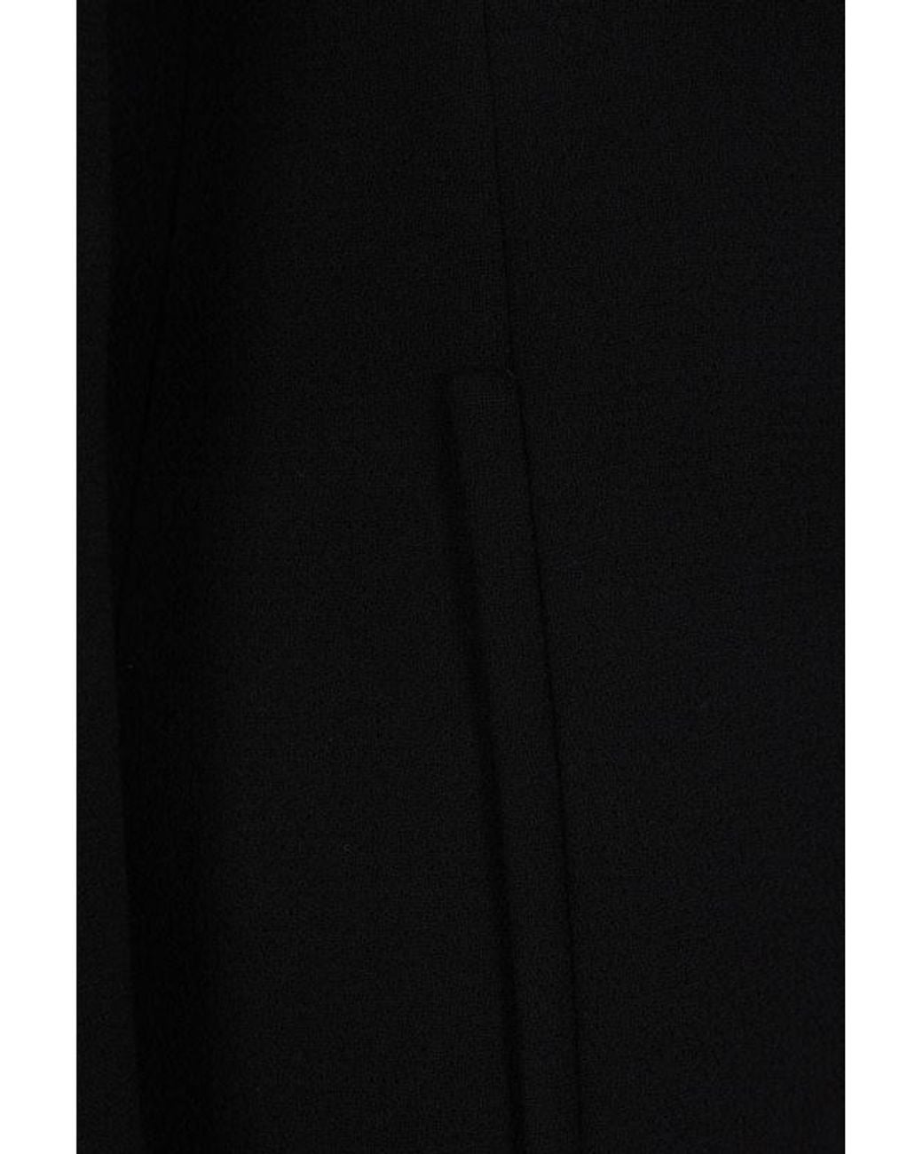 Valentino Black V-Neck Long-Sleeved Jacket