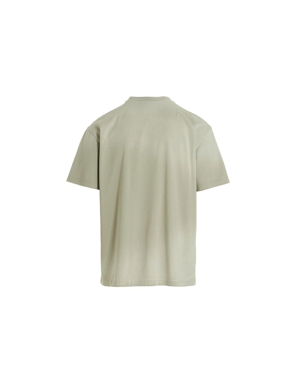 A_COLD_WALL* Green A-Cold-Wall* Gradient Logo Printed Crewneck T-Shirt for men