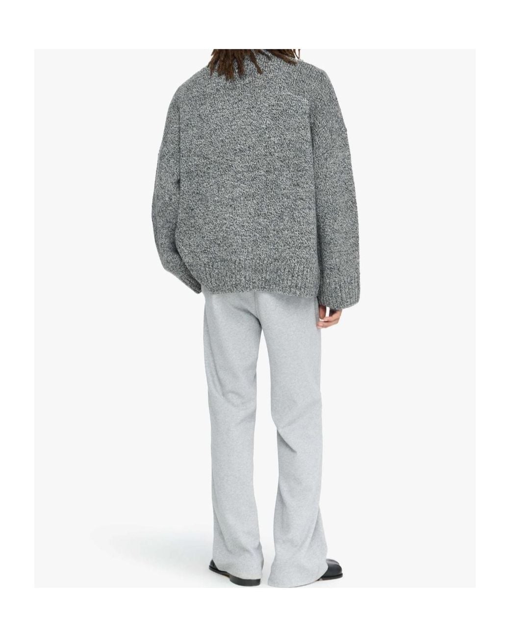 J.W. Anderson Gray Jw Anderson Patch Pocket Turtleneck Knitted Jumper for men