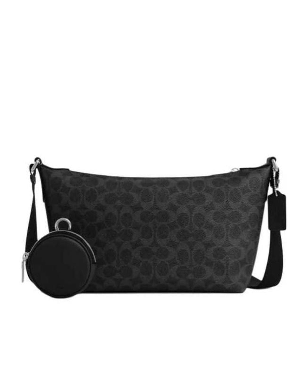 COACH Black Small Finn Crossbody Bag With Pouch for men