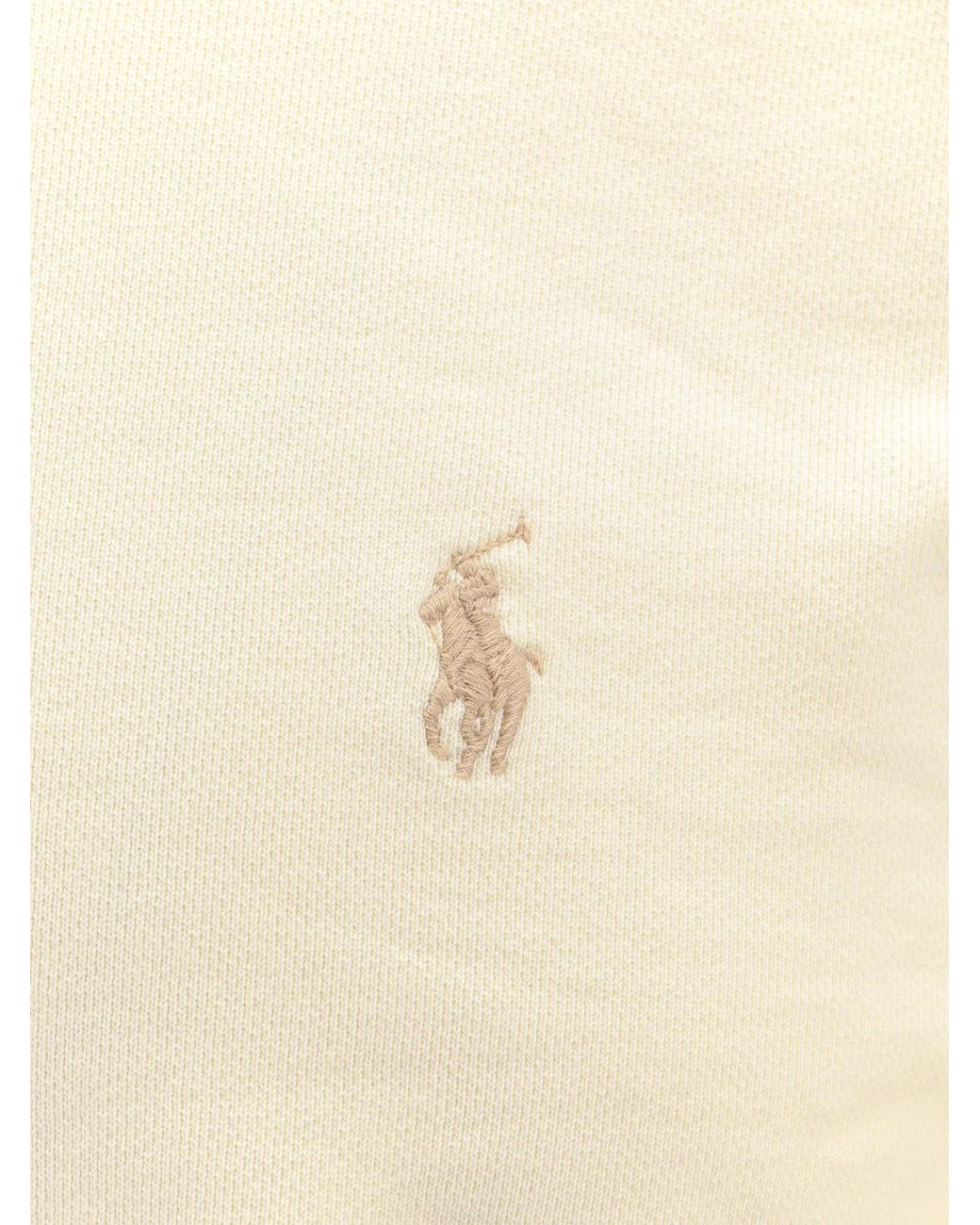 Polo Ralph Lauren Natural Loopback Fleece Sweatshirt for men