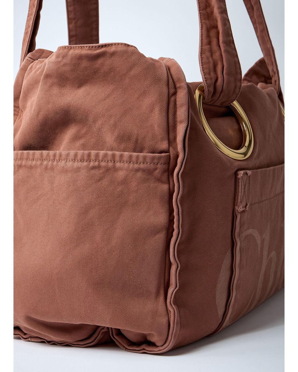 Chloé Brown Chloé Plage Large Tote Bag