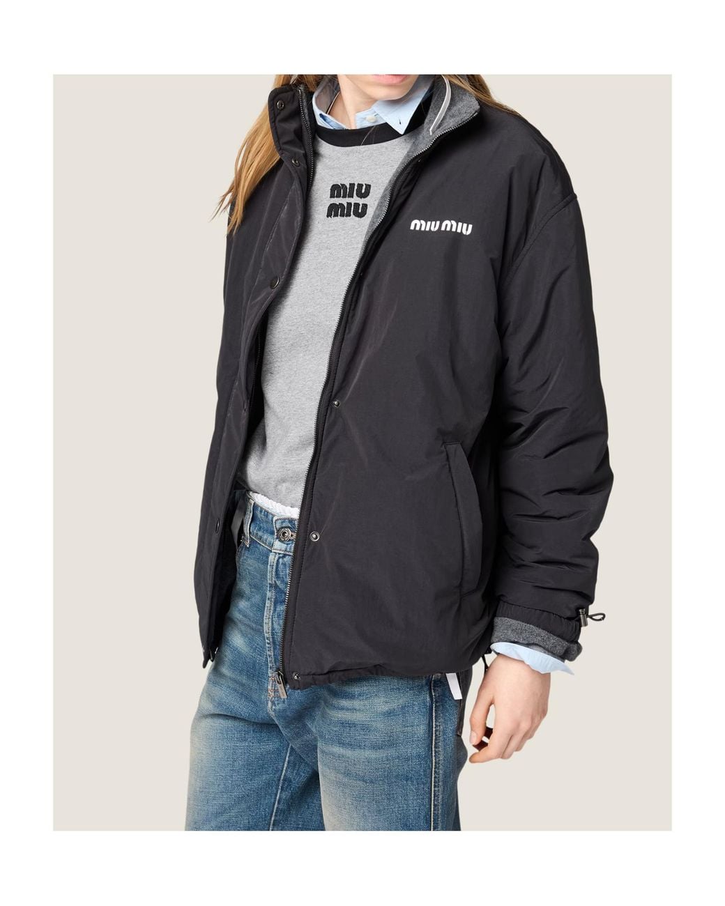 Miu Miu Black Giubbotto